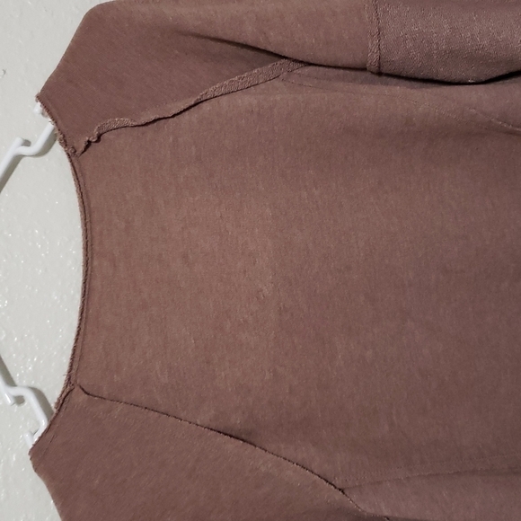 Soft Surroundings Patchwork Pullover Sweater, Color brown Velvet Size XS - Picture 8 of 14